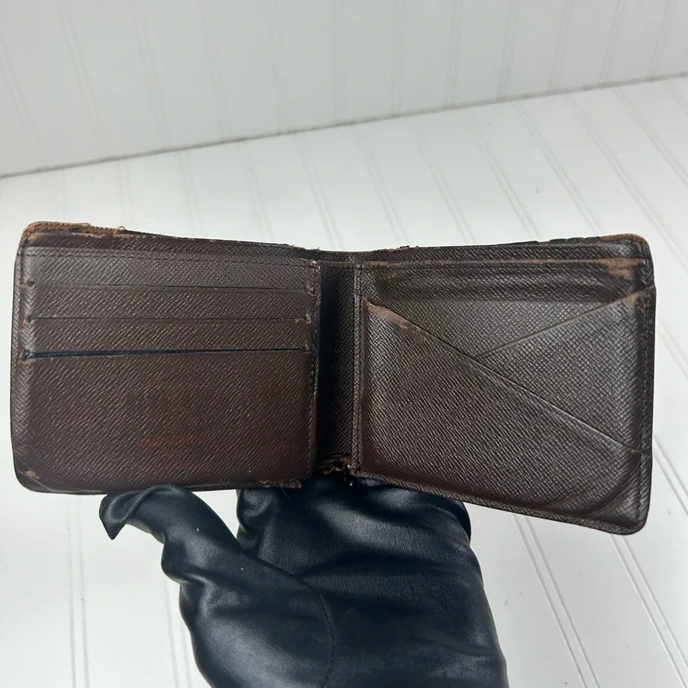 Louis Vuitton Damier Ebene Multiple Pocket Wallet Unisex - Picture 10 of 15